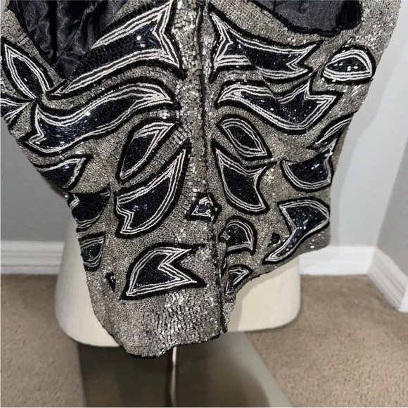 Vintage Newport News Womens Heavy Beaded Halter Top Sz 16 NWT New With Tags - Picture 6 of 8